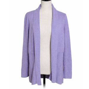 TALBOTS TIGHT KNIT OPEN FRONT EVERYDAY CASUAL SIMPLE CAREER CARDIGAN SIZE LARGE